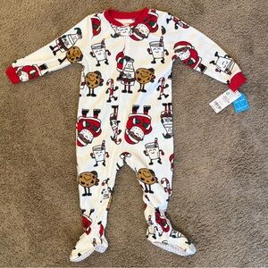 Carter’s Holiday Fleece Footed Sleeper Size 24m – NWT